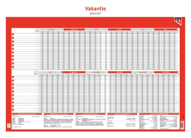 Vakantieplanner 2027 Quantore