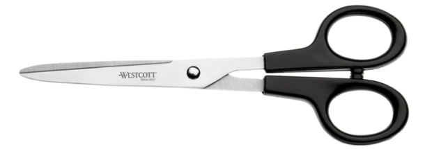 Kantoorschaar Westcott 171mm met kunststof grip rvs