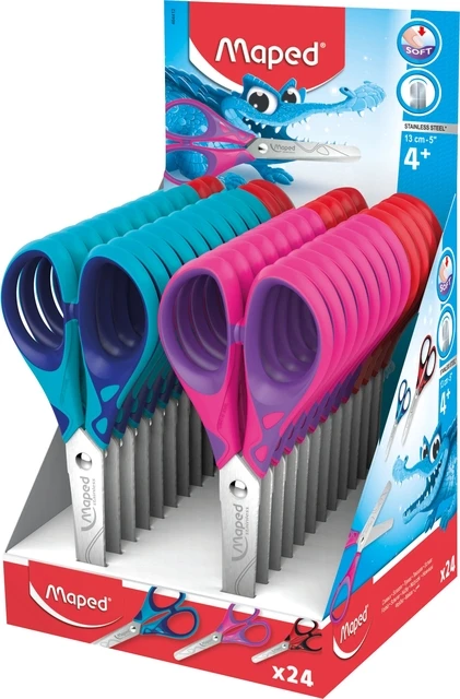 Schaar Maped Essentials soft 13cm rechtshandig ass