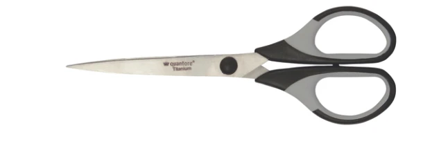 Schaar Quantore 170mm titanium soft grip handvat