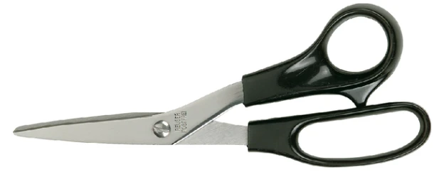 Schaar Quantore 190mm +Plastic Handvat Zwart