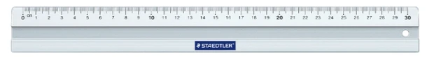 Liniaal Staedtler 563 30cm Metaal