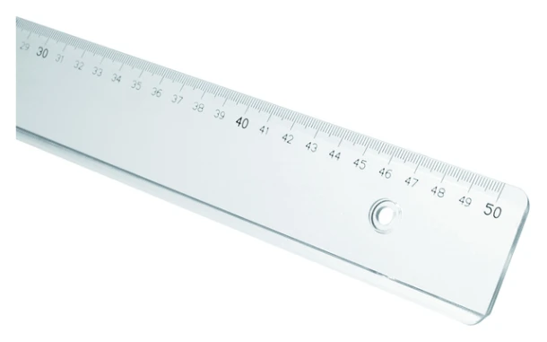 Liniaal 50cm M&R 1150/000 transparant