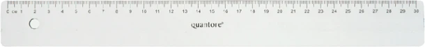 Liniaal Quantore 30cm, transparant