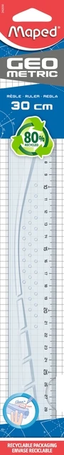 Liniaal Maped Geometric 30cm transparant