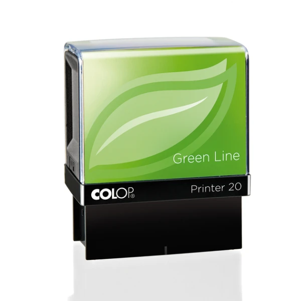 Tekststempel Colop 20 Green Line+Bon 4 Regels