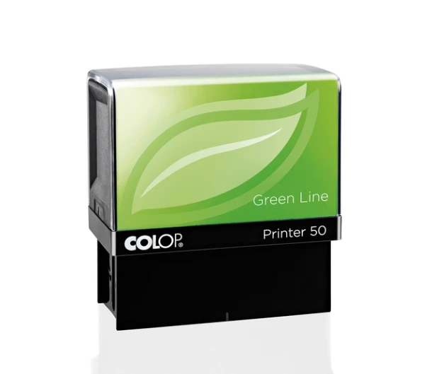 Tekststempel Colop 50 Green Line+Bon 7 Regels