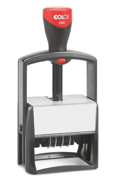 Datumstempel S2860, 56x33mm met waardebon