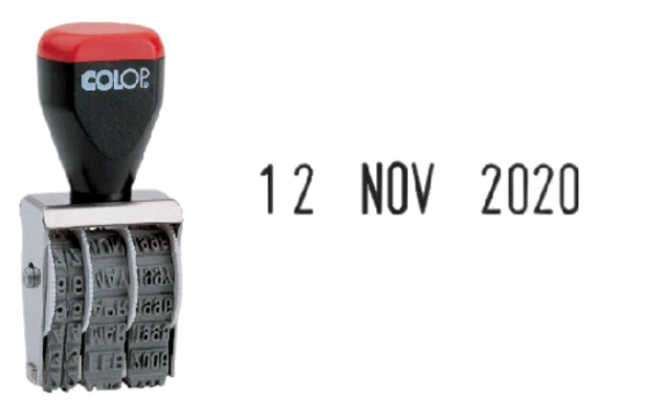 Datumstempel niet zelfinktend 4mm (04000)