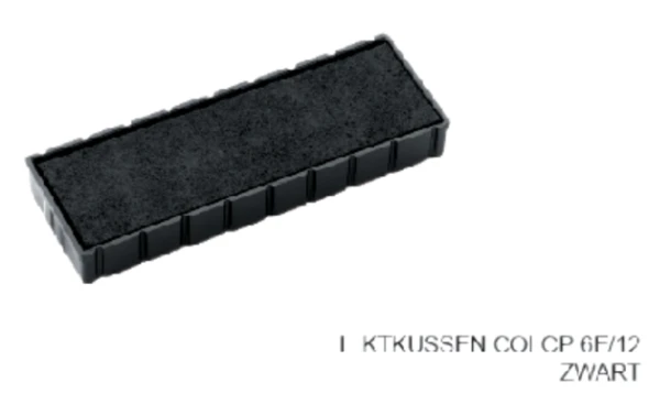 Inktkussen zwart tbv Colop S120/WD en E/12