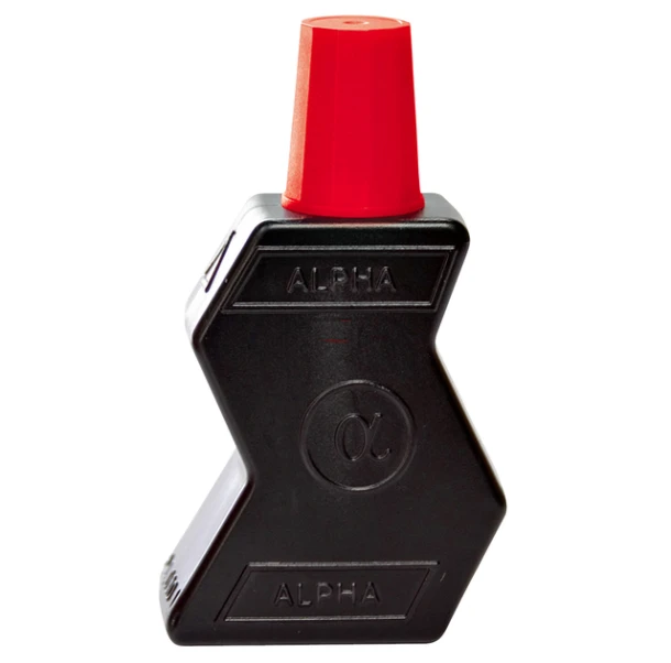 Stempelinkt rood; flacon a 28 ml