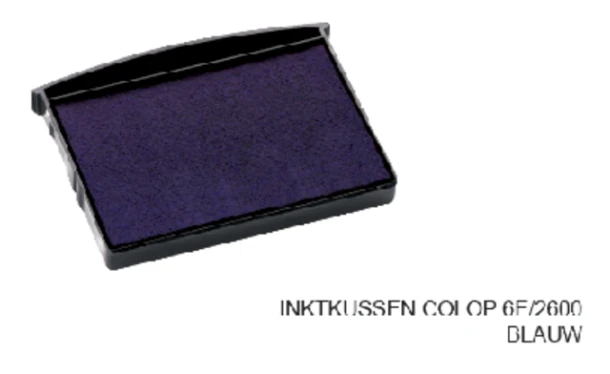 Inktkussen Colop 6e/2600 Blauw
