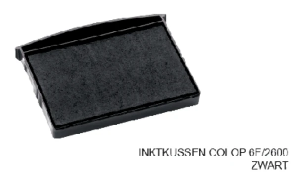 Inktkussen Colop 6e/2600 Zwart