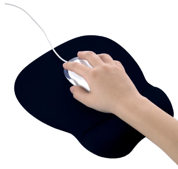 Muismat met gel-polssteun Quantore zwart