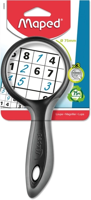 Loep Maped Ergologic 3x vergroting 75mm blister
