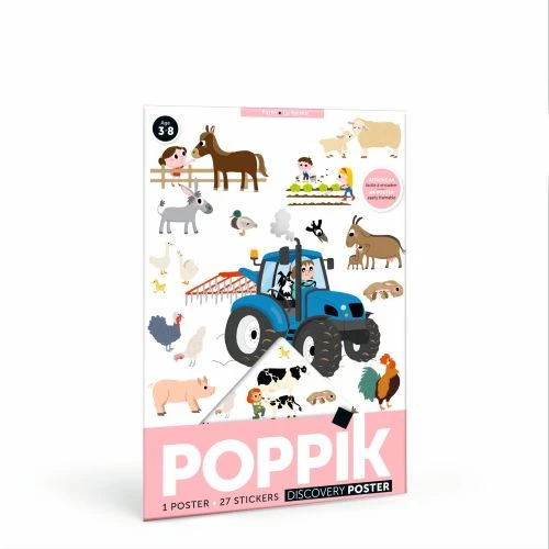 Mini discovery posters Farm – boek cover
