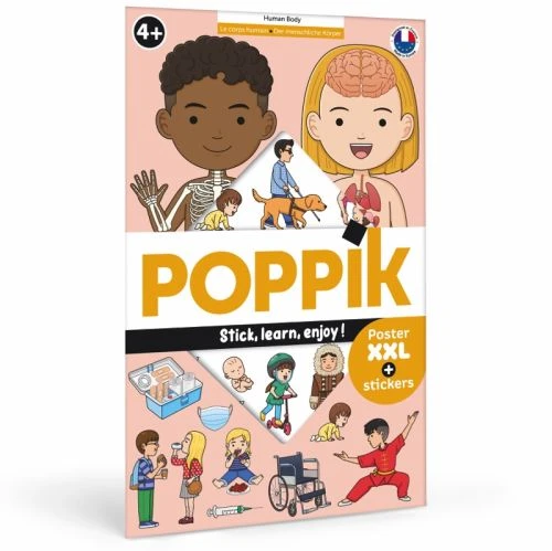 Posters discovery removable Human Body – boek cover