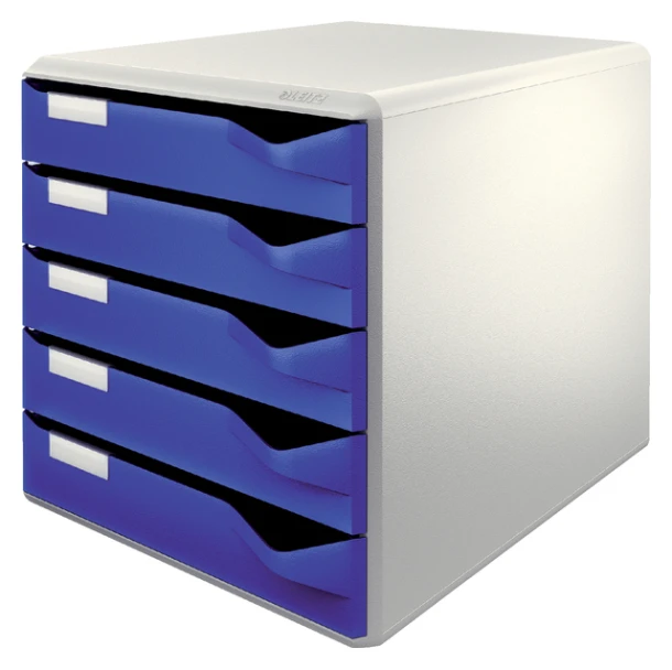 Ladenkastje Leitz 5280 A4 blauw 5-laadjes