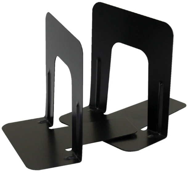 Boekensteun Oic 93301 antislip 127x130mm zwart set 2 stuks