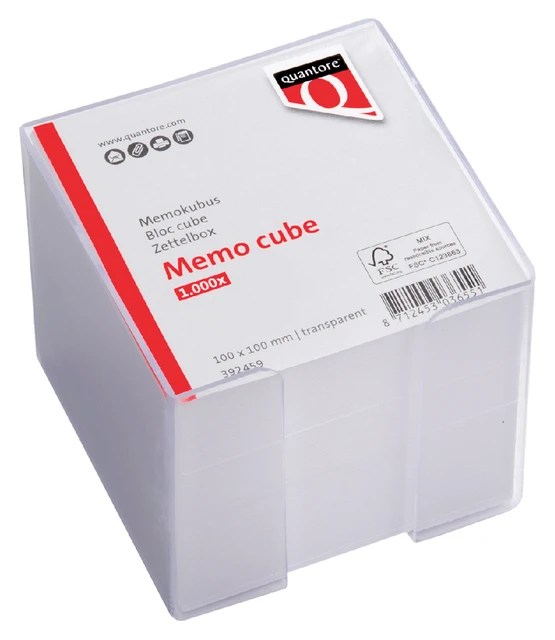 Memokubus Quantore plastic transpant, 10x10x10