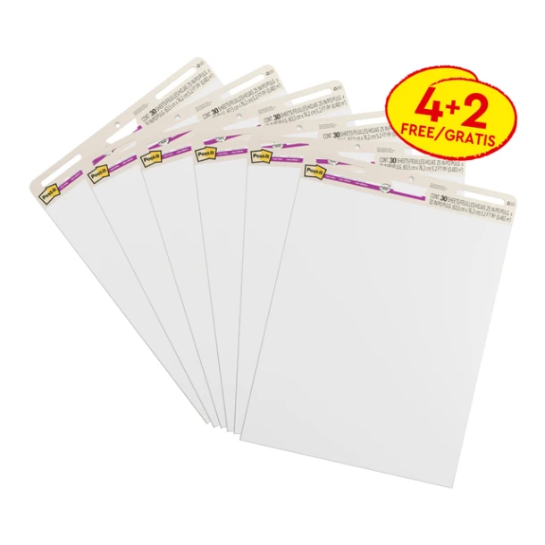 Meeting Chart 3m Post-It 559vp4+2 635x762mm Blanco