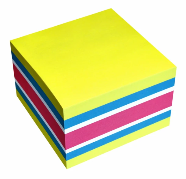 Info Notes 75x75mm assorti Brilliant blok a 450 vel rz-wi-pa-or