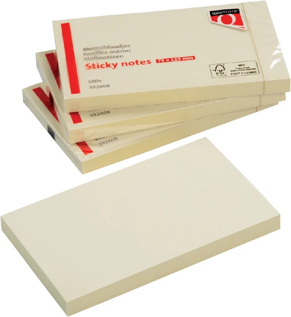 Post-it memo 655 Quantore zelfkl. 75x125mm;100 vel
