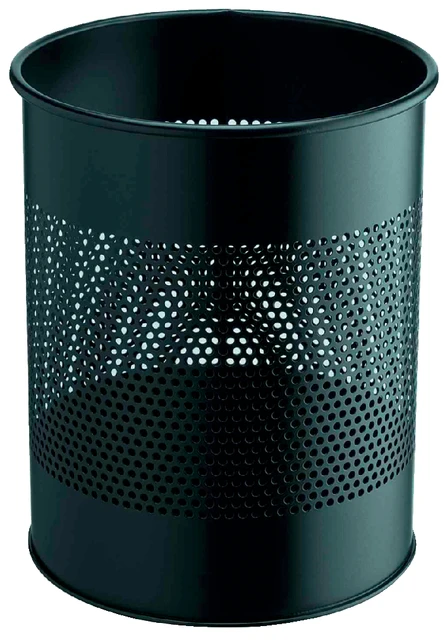 Papierbak Durable 3310-01 15 liter 165mm perforatie zwart