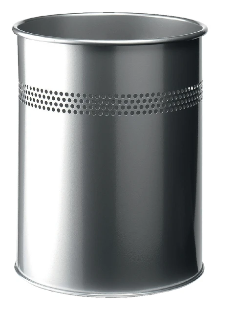 Papierbak Durable 3300-23 15 liter 30mm perforatie zilver