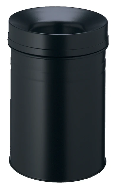 Papierbak met vlamdover Durable 3325-01 15 liter zwart