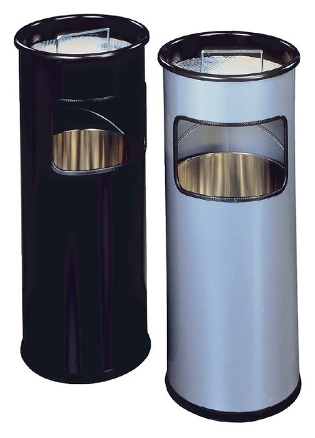 Papier-asbak Atlanta A2926-2618 zilver 62cm