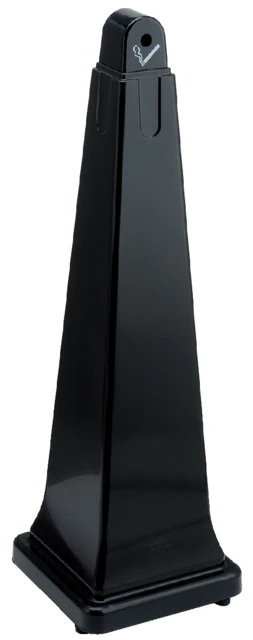 Asbak Staand Rubbermaid 31X31X100cm zwart