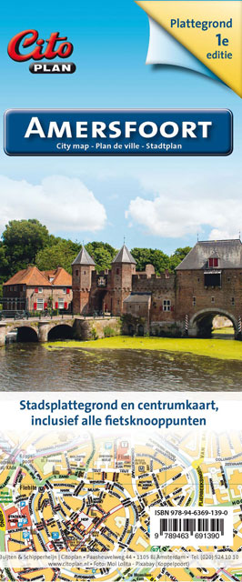 Citoplan stadsplattegrond Amersfoort