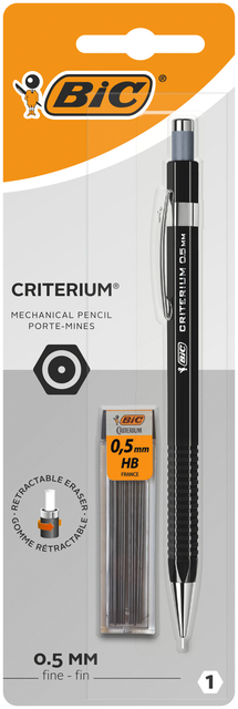 Vulpotlood Bic Criterium HB 0.5mm incl. 12 stiften