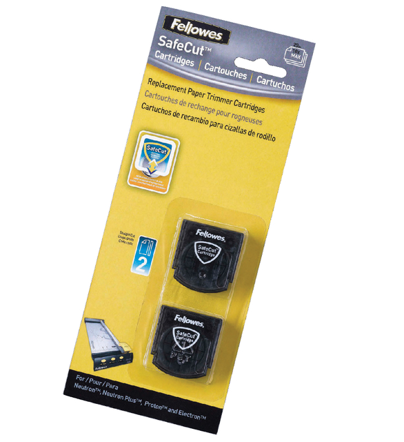 Snijmessen Fellowes Safecut Recht 2st