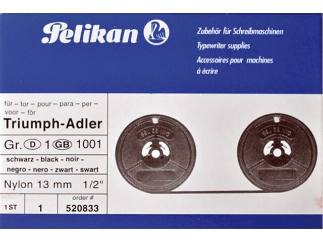 Lint groep 1 dubbelspoel nylon zwart