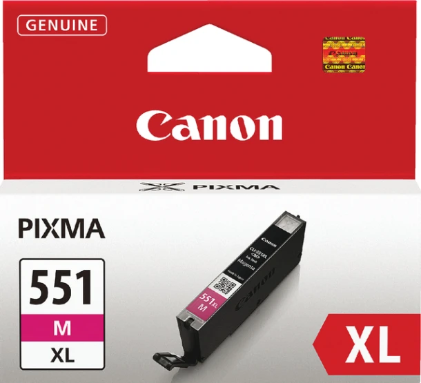 Inktcartridge Canon CLI-551XL-M rood; 11ml