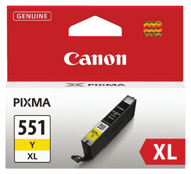Inktcartridge Canon CLI-551XL-Y geel; 11ml