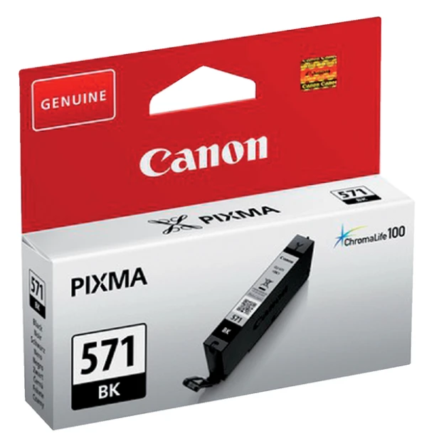 Inktcartridge Canon CLI-571 zwart; 376 pagina's