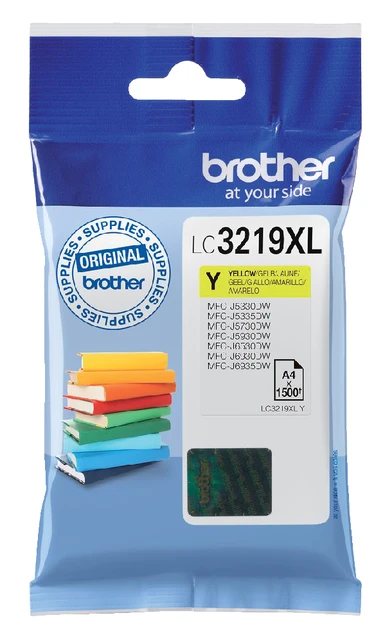 Inktcartridge Brother LC3219XLY geel HC; 16.5ml