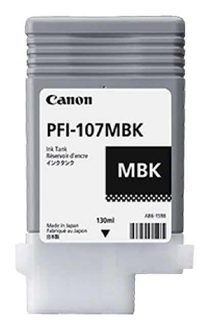 Inktcartridge Canon PFI-107MBK mat zwart 130ml