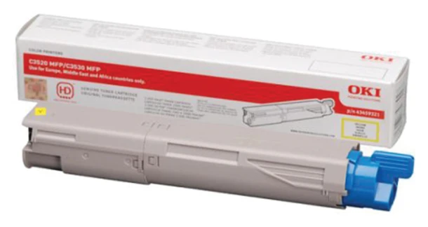 Tonercartridge OKI C3520/3530/MC360/350 geel