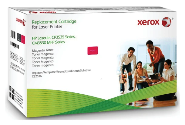 Toner Xerox tbv HP CP3525, CE253A Rood