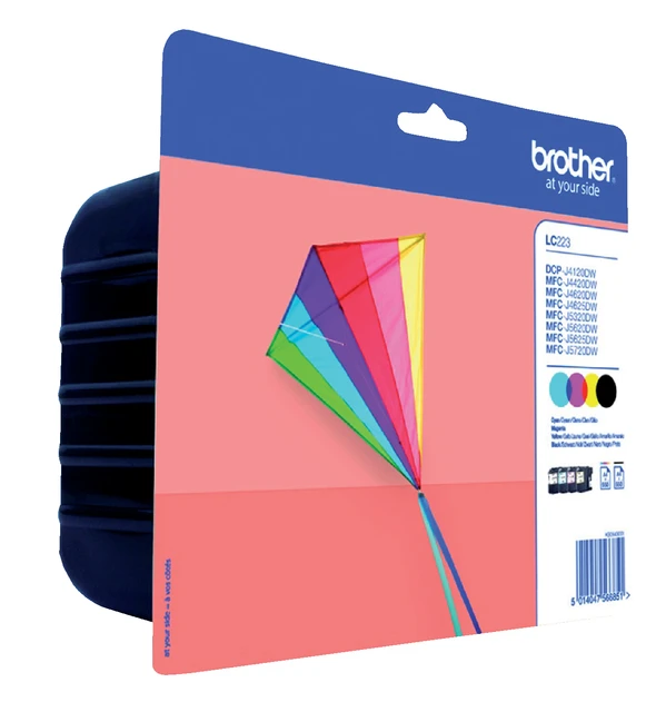 Inktcartridge Brother LC223 value-pack 4-kl.