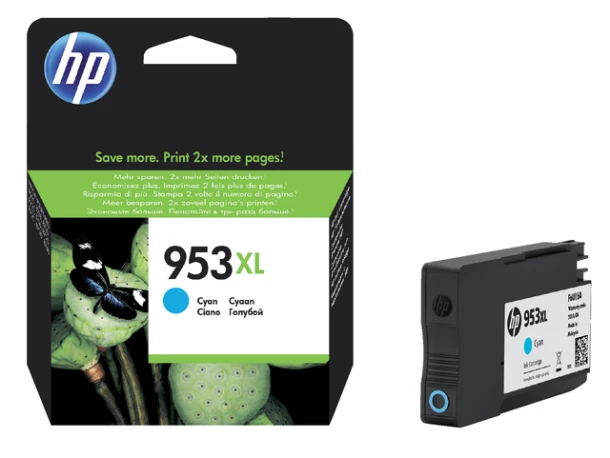 Inktcartridge HP F6U16AE (953XL) HC blauw; 20ml