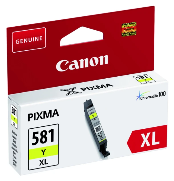 Inktcartridge Canon CLI-581XL geel HC
