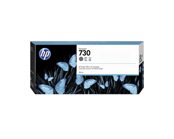 Inktcartridge HP P2V72A (730) 300ml grijs