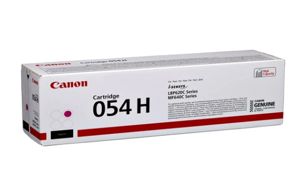Tonercartridge Canon 054H rood; 2300 pagina's **