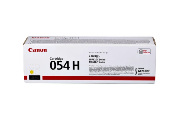 Tonercartridge Canon 054H geel; 2300 pagina's **