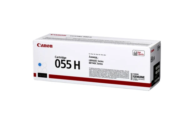 Tonercartridge Canon 055H blauw; 5900 pagina's